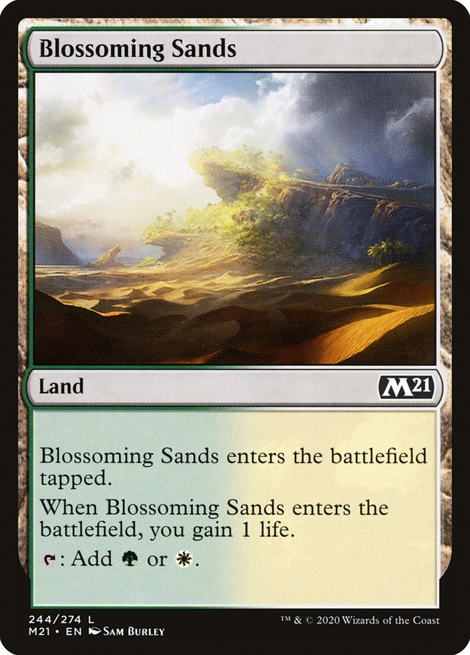 Blossoming Sands [Core Set 2021] - Magic: The Gathering - Card Brawlers | Quebec | Canada |