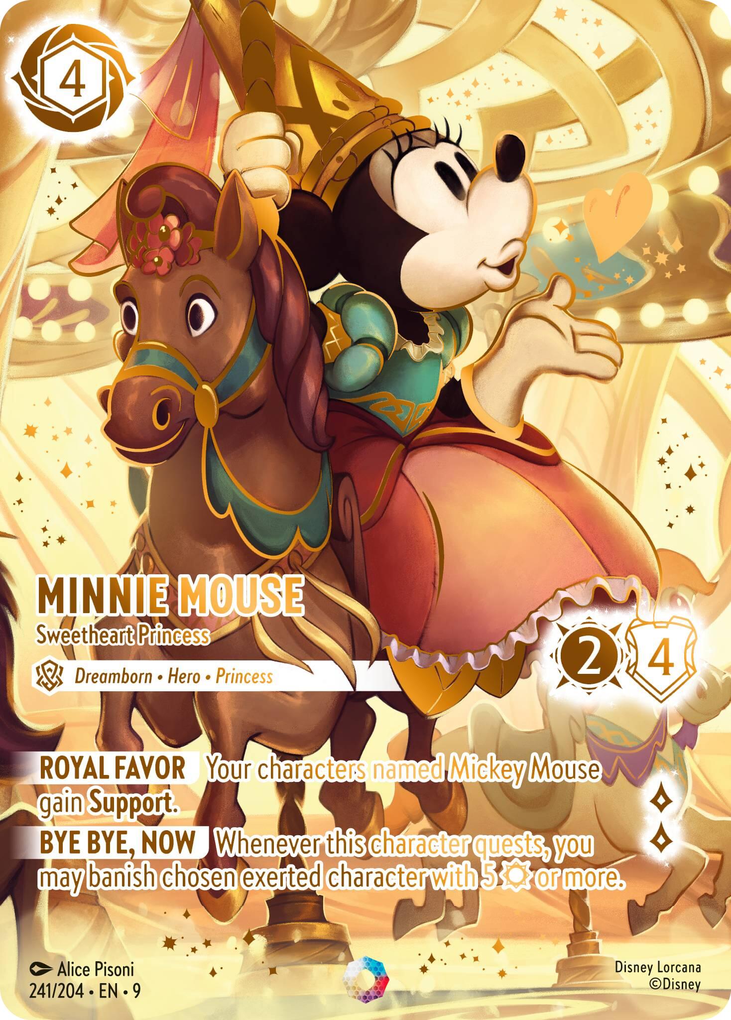 Minnie Mouse - Sweetheart Princess (Iconic) (241/204) [Fabled] - Disney - Card Brawlers | Quebec | Canada |
