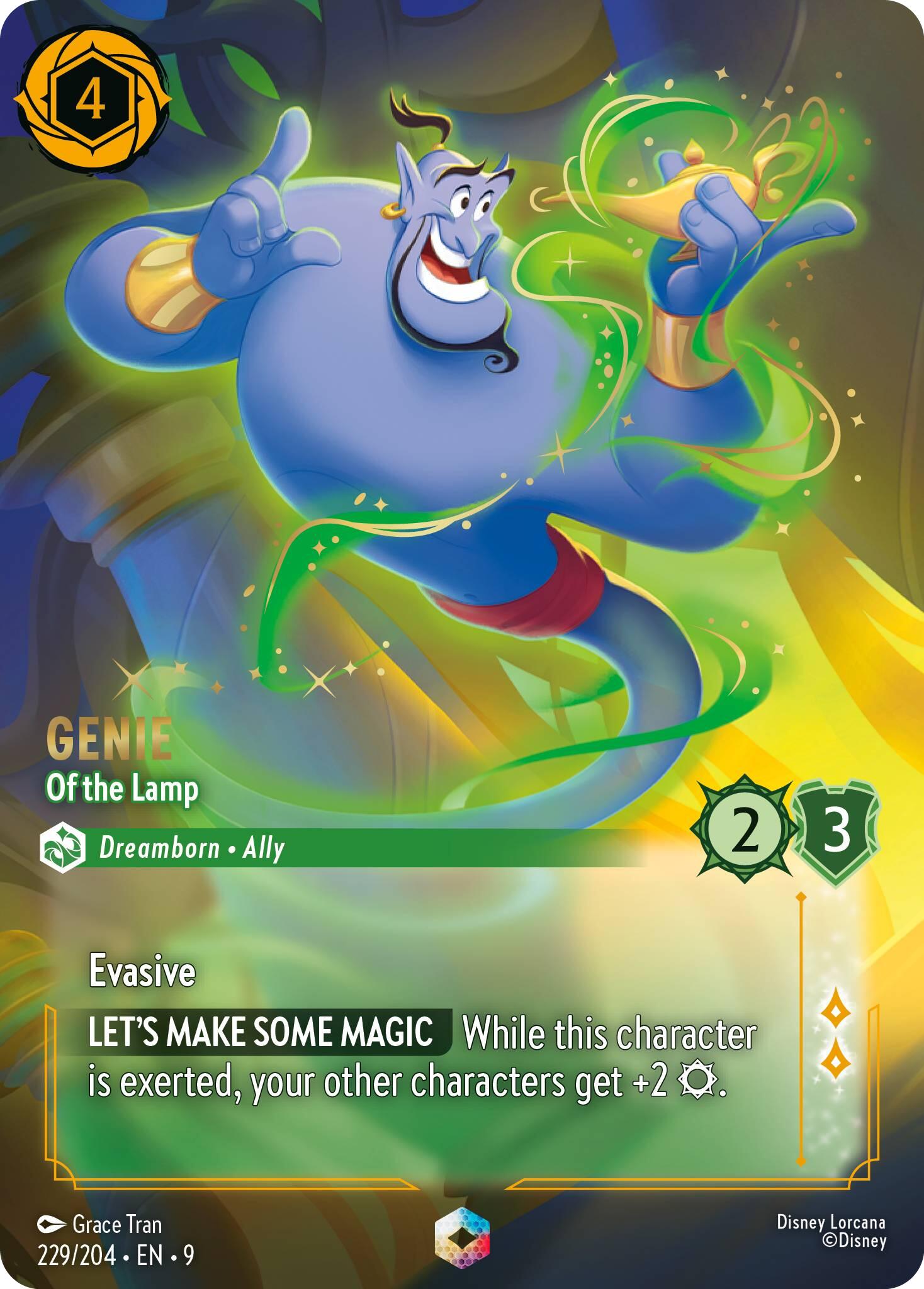 Genie - Of the Lamp (Enchanted) (229/204) [Fabled] - Disney - Card Brawlers | Quebec | Canada |