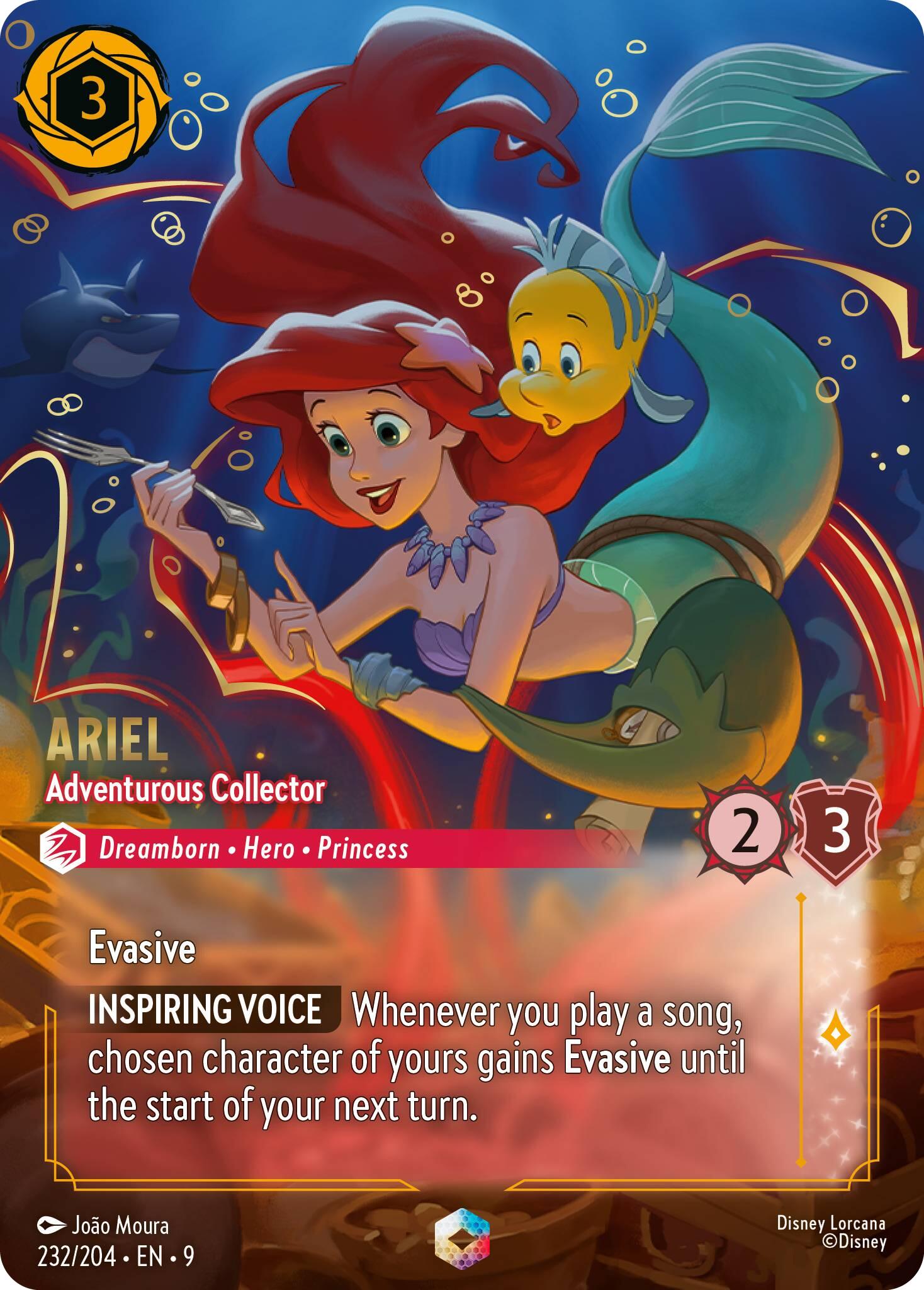 Ariel - Adventurous Collector (Enchanted) (232/204) [Fabled] - Disney - Card Brawlers | Quebec | Canada |