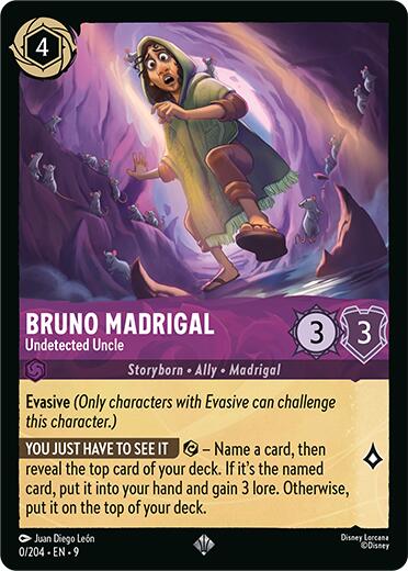 Bruno Madrigal - Undetected Uncle (0/204) [Fabled] - Disney - Card Brawlers | Quebec | Canada |