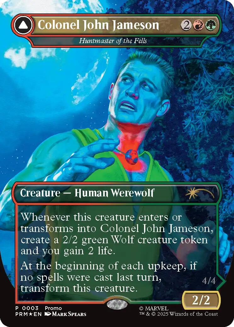 Colonel John Jameson - Huntmaster of the Fells (Borderless) [Media Promos] - Magic: The Gathering - Card Brawlers | Quebec | Canada |