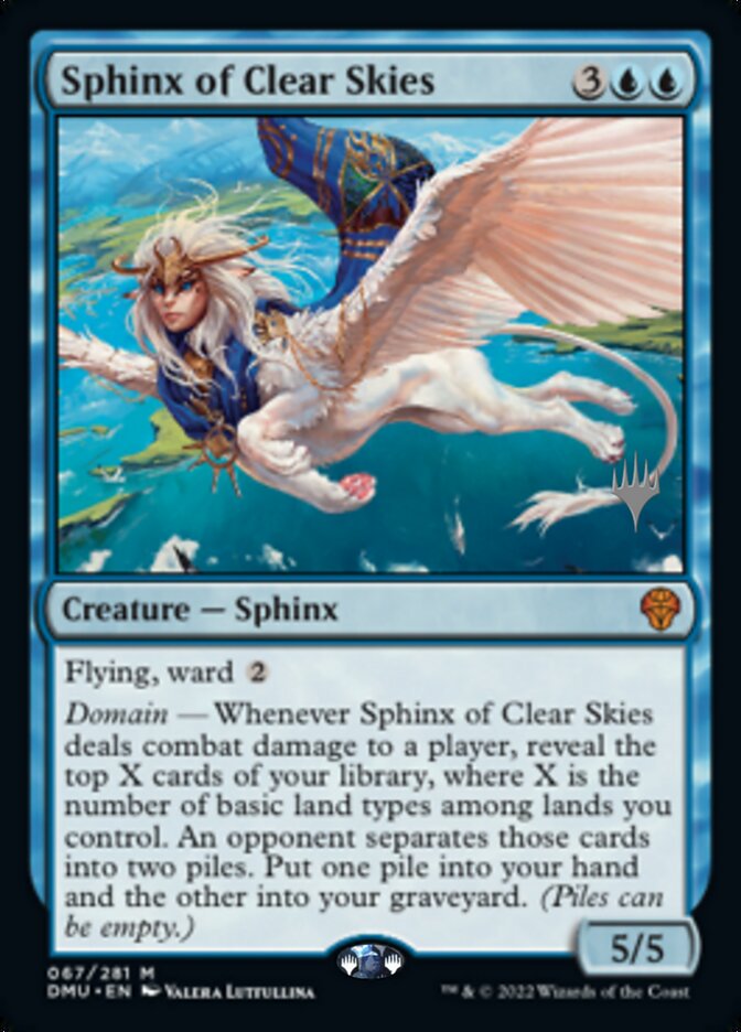 Sphinx of Clear Skies (Promo Pack) [Dominaria United Promos] - Magic: The Gathering - Card Brawlers | Quebec | Canada |