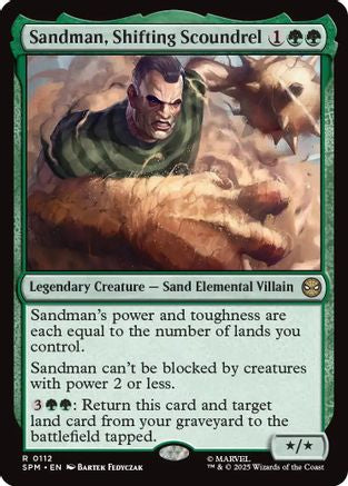 Sandman, Shifting Scoundrel [Marvel's Spider-Man] - Magic: The Gathering - Card Brawlers | Quebec | Canada |