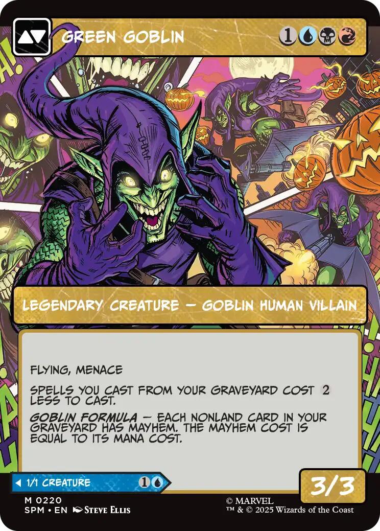 Norman Osborn (Borderless) [Marvel's Spider-Man] - Magic: The Gathering - Card Brawlers | Quebec | Canada |