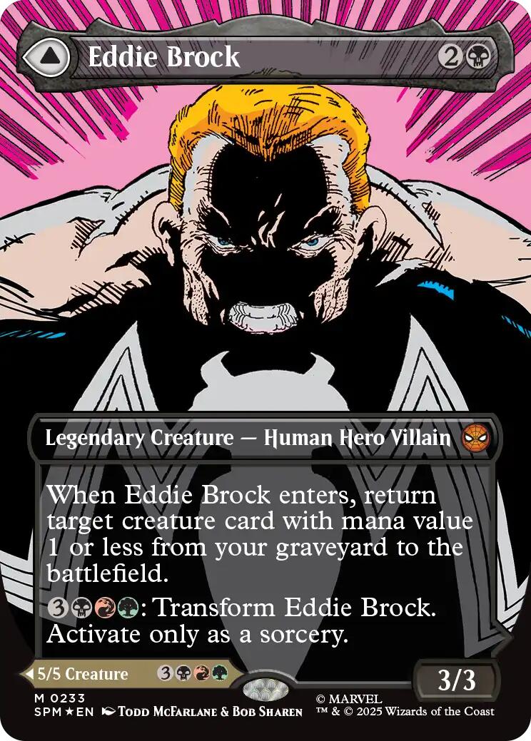 Eddie Brock (0233) (Borderless) [Marvel's Spider-Man] - Magic: The Gathering - Card Brawlers | Quebec | Canada |