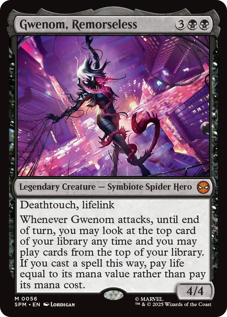 Gwenom, Remorseless [Marvel's Spider-Man] - Magic: The Gathering - Card Brawlers | Quebec | Canada |