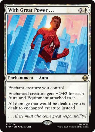 With Great Power... [Marvel's Spider-Man] - Magic: The Gathering - Card Brawlers | Quebec | Canada |