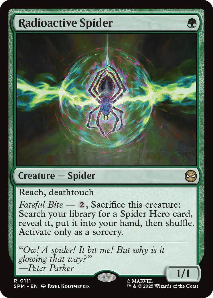 Radioactive Spider [Marvel's Spider-Man] - Magic: The Gathering - Card Brawlers | Quebec | Canada |