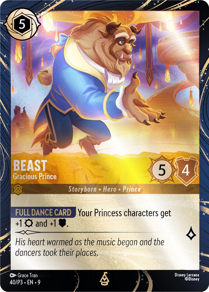 Beast - Gracious Prince (40) [Promo Cards] - Disney - Card Brawlers | Quebec | Canada |