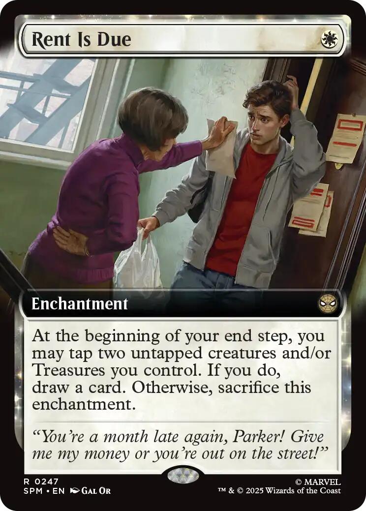 Rent Is Due (Extended Art) [Marvel's Spider-Man] - Magic: The Gathering - Card Brawlers | Quebec | Canada |