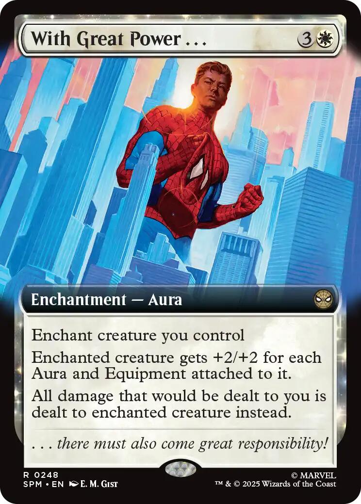 With Great Power... (Extended Art) [Marvel's Spider-Man] - Magic: The Gathering - Card Brawlers | Quebec | Canada |