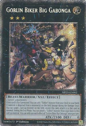 Goblin Biker Big Gabonga [MP25-EN002] Starlight Rare - Yu-Gi-Oh! - Card Brawlers | Quebec | Canada |