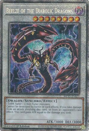 Beelze of the Diabolic Dragons [MP25-EN023] Starlight Rare - Yu-Gi-Oh! - Card Brawlers | Quebec | Canada |