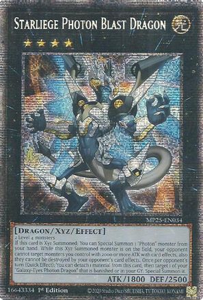 Starliege Photon Blast Dragon [MP25-EN034] Starlight Rare