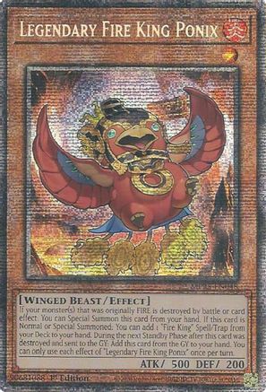Legendary Fire King Ponix [MP25-EN048] Starlight Rare - Yu-Gi-Oh! - Card Brawlers | Quebec | Canada |