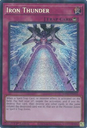 Iron Thunder [MP25-EN058] Prismatic Secret Rare - Yu-Gi-Oh! - Card Brawlers | Quebec | Canada |