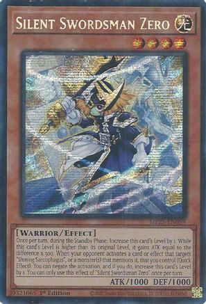 Silent Swordsman Zero [MP25-EN059] Prismatic Secret Rare - Yu-Gi-Oh! - Card Brawlers | Quebec | Canada |