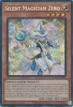 Silent Magician Zero [MP25-EN060] Prismatic Secret Rare - Yu-Gi-Oh! - Card Brawlers | Quebec | Canada |
