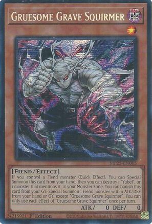 Gruesome Grave Squirmer [MP25-EN065] Prismatic Secret Rare - Yu-Gi-Oh! - Card Brawlers | Quebec | Canada |