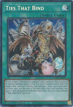 Ties That Bind [MP25-EN071] Prismatic Secret Rare - Yu-Gi-Oh! - Card Brawlers | Quebec | Canada |
