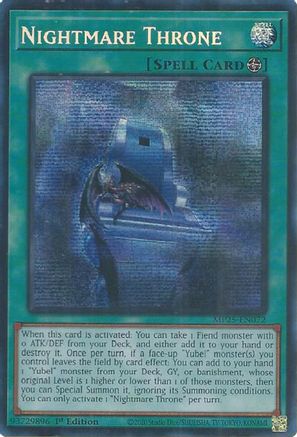 Nightmare Throne [MP25-EN072] Prismatic Secret Rare - Yu-Gi-Oh! - Card Brawlers | Quebec | Canada |