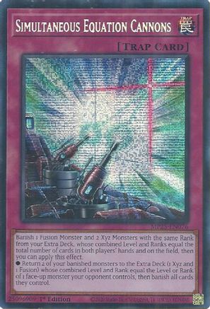 Simultaneous Equation Cannons [MP25-EN076] Prismatic Secret Rare - Yu-Gi-Oh! - Card Brawlers | Quebec | Canada |