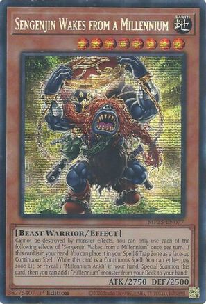 Sengenjin Wakes from a Millennium [MP25-EN077] Prismatic Secret Rare - Yu-Gi-Oh! - Card Brawlers | Quebec | Canada |