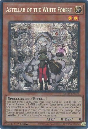 Astellar of the White Forest [MP25-EN079] Prismatic Secret Rare - Yu-Gi-Oh! - Card Brawlers | Quebec | Canada |