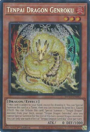 Tenpai Dragon Genroku [MP25-EN082] Prismatic Secret Rare - Yu-Gi-Oh! - Card Brawlers | Quebec | Canada |