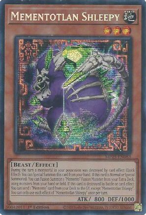 Mementotlan Shleepy [MP25-EN083] Prismatic Secret Rare - Yu-Gi-Oh! - Card Brawlers | Quebec | Canada |