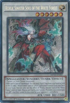 Rciela, Sinister Soul of the White Forest [MP25-EN087] Prismatic Secret Rare - Yu-Gi-Oh! - Card Brawlers | Quebec | Canada |
