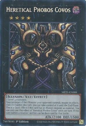 Heretical Phobos Covos [MP25-EN088] Prismatic Secret Rare - Yu-Gi-Oh! - Card Brawlers | Quebec | Canada |