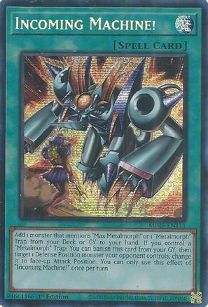 Incoming Machine! [MP25-EN111] Prismatic Secret Rare - Yu-Gi-Oh! - Card Brawlers | Quebec | Canada |