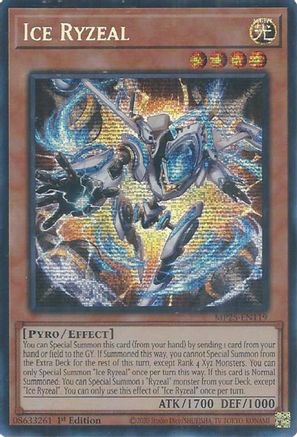 Ryzeal Glace [MP25-EN119] Rare Secrète Prismatique 