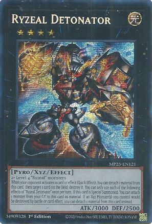 Ryzeal Detonator [MP25-EN121] Prismatic Secret Rare - Yu-Gi-Oh! - Card Brawlers | Quebec | Canada |