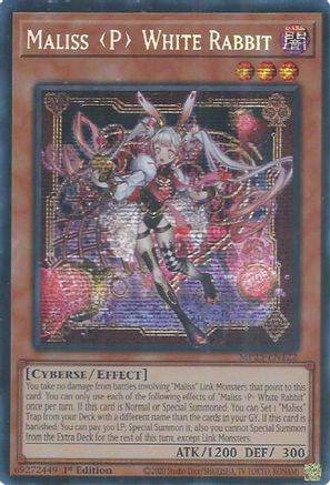 Maliss [P] White Rabbit [MP25-EN122] Prismatic Secret Rare - Yu-Gi-Oh! - Card Brawlers | Quebec | Canada |