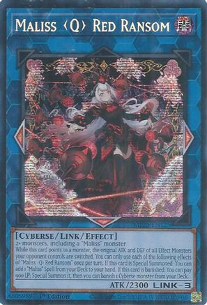 Maliss [Q] Red Ransom [MP25-EN125] Prismatic Secret Rare - Yu-Gi-Oh! - Card Brawlers | Quebec | Canada |