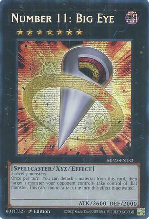 Number 11: Big Eye [MP25-EN133] Prismatic Secret Rare - Yu-Gi-Oh! - Card Brawlers | Quebec | Canada |