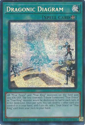 Dragonic Diagram [MP25-EN139] Prismatic Secret Rare - Yu-Gi-Oh! - Card Brawlers | Quebec | Canada |