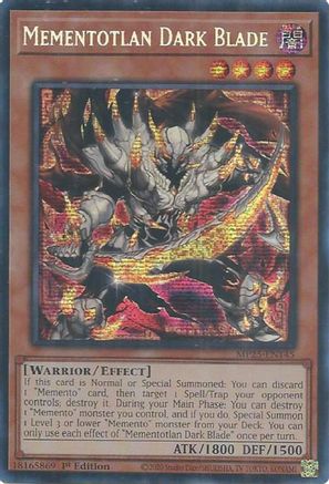 Mementotlan Dark Blade [MP25-EN145] Prismatic Secret Rare - Yu-Gi-Oh! - Card Brawlers | Quebec | Canada |