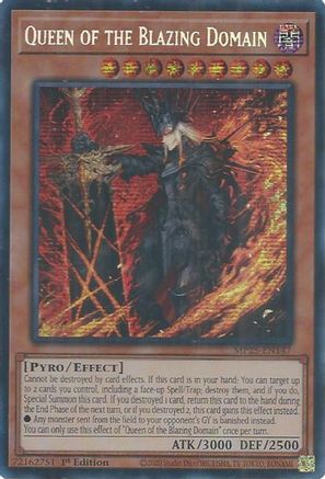 Queen of the Blazing Domain [MP25-EN147] Prismatic Secret Rare - Yu-Gi-Oh! - Card Brawlers | Quebec | Canada |