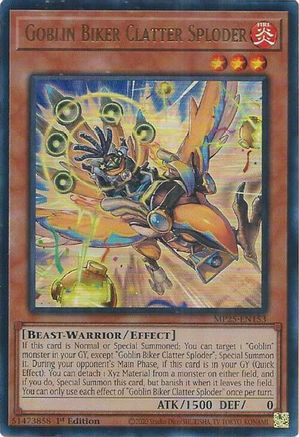 Goblin Biker Clatter Sploder [MP25-EN153] Ultra Rare - Yu-Gi-Oh! - Card Brawlers | Quebec | Canada |
