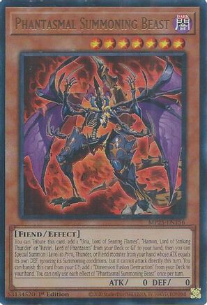 Phantasmal Summoning Beast [MP25-EN156] Ultra Rare - Yu-Gi-Oh! - Card Brawlers | Quebec | Canada |