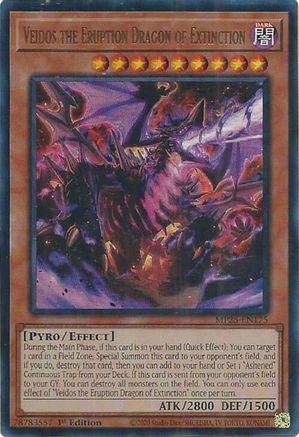 Veidos the Eruption Dragon of Extinction [MP25-EN175] Ultra Rare - Yu-Gi-Oh! - Card Brawlers | Quebec | Canada |