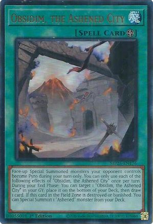 Obsidim, the Ashened City [MP25-EN176] Ultra Rare - Yu-Gi-Oh! - Card Brawlers | Quebec | Canada |