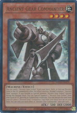 Ancient Gear Commander [MP25-EN179] Ultra Rare - Yu-Gi-Oh! - Card Brawlers | Quebec | Canada |