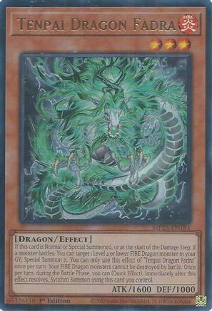 Tenpai Dragon Fadra [MP25-EN183] Ultra Rare - Yu-Gi-Oh! - Card Brawlers | Quebec | Canada |