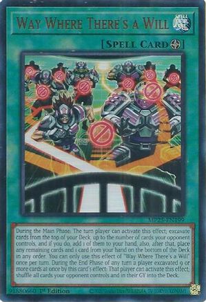 Way Where There's a Will [MP25-EN199] Ultra Rare - Yu-Gi-Oh! - Card Brawlers | Quebec | Canada |