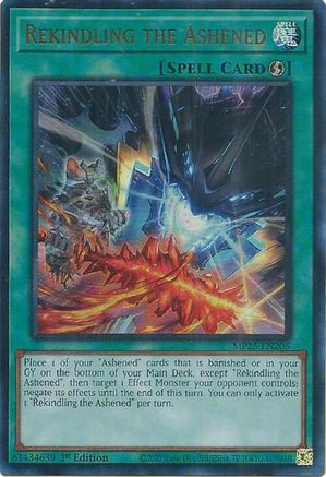 Rekindling the Ashened [MP25-EN205] Ultra Rare - Yu-Gi-Oh! - Card Brawlers | Quebec | Canada |